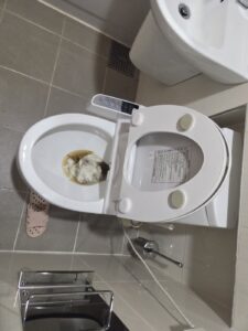 변기막힘 현장 작업 5